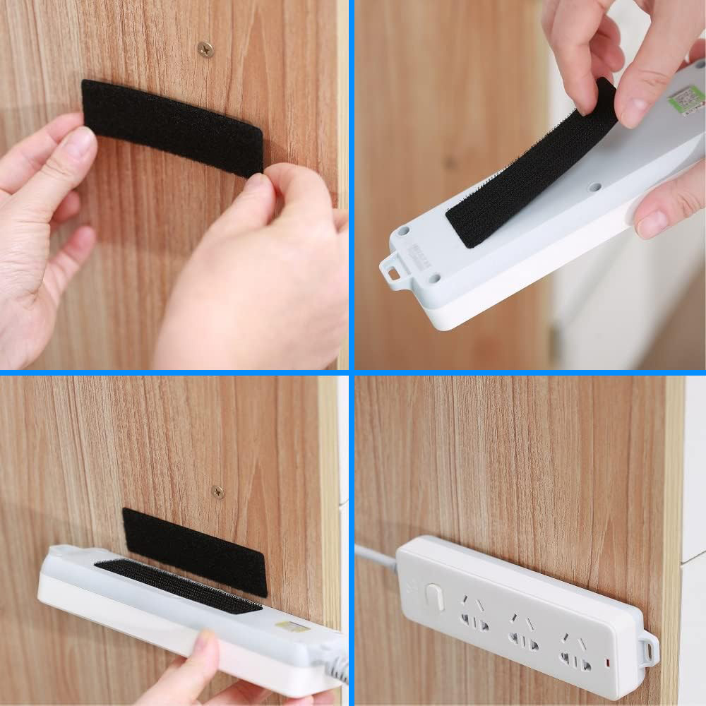 Adhesive-backed hook and loop5